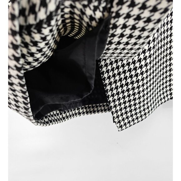 Kasper Womens Houndstooth Pencil Skirt Size 16 100% Polyester Black & White - Picture 7 of 7